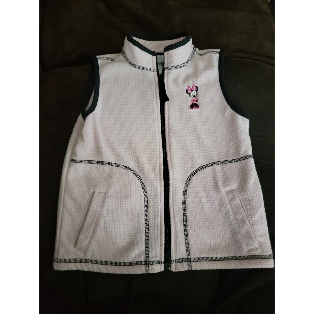 The disney store minnie mouse light pink vest size medium 7 8‎